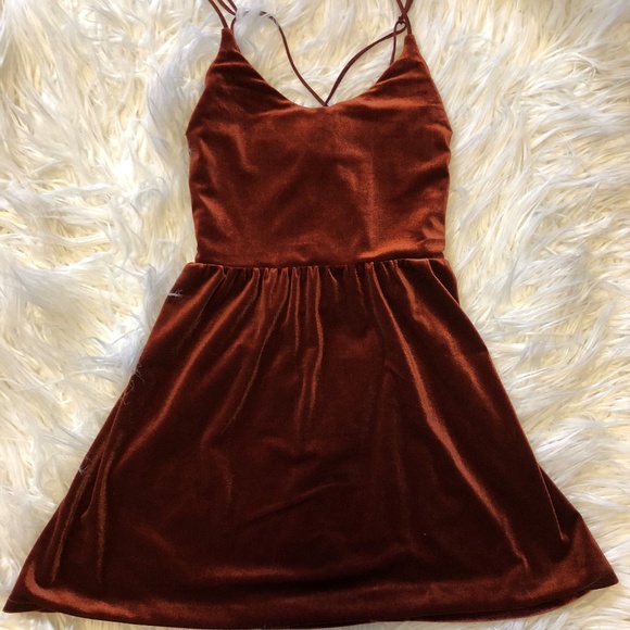 aeropostale velvet dress